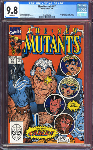 New Mutants 87 CGC 9.8