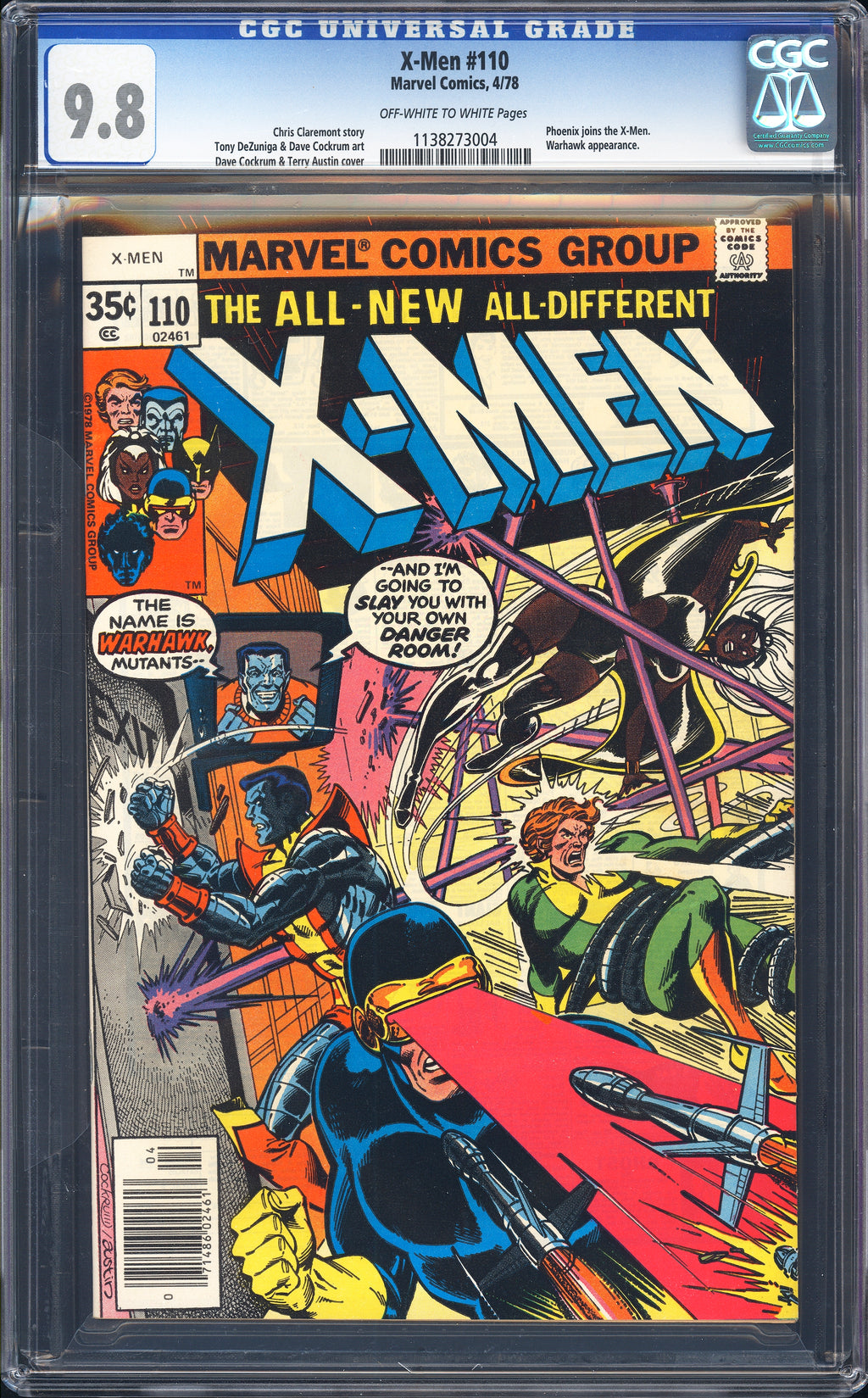 X-Men 110 CGC 9.8