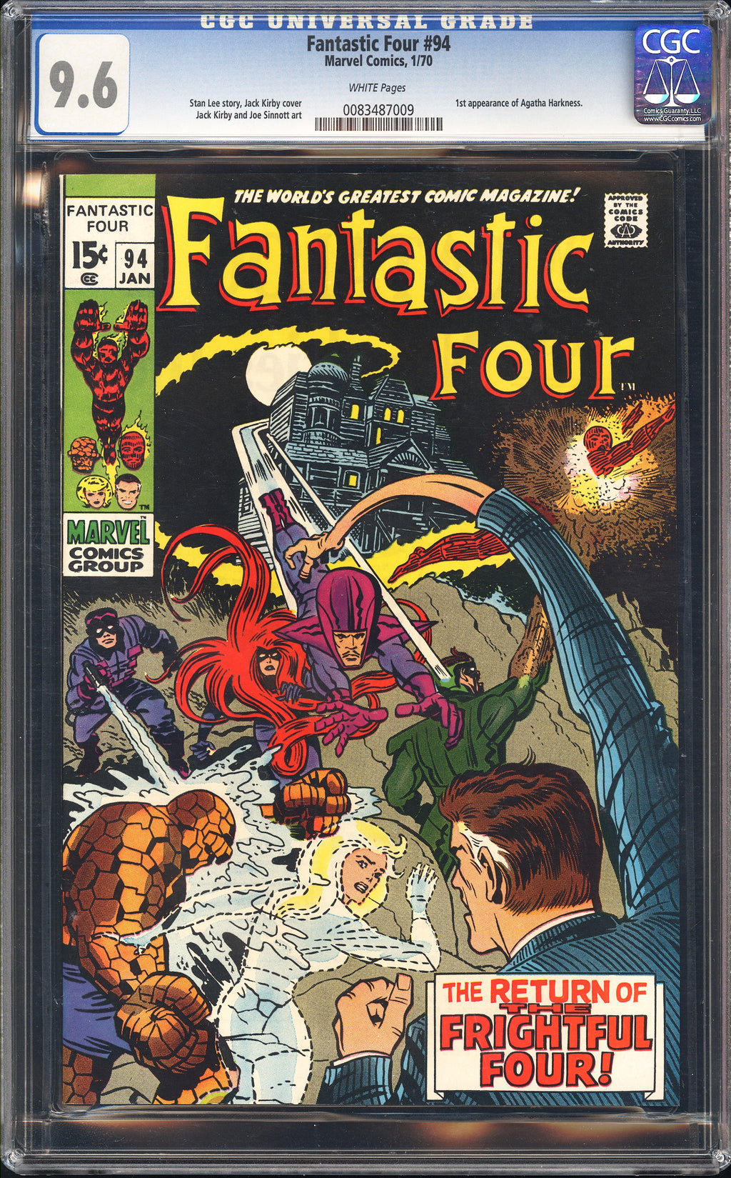 Fantastic Four 94 CGC 9.6