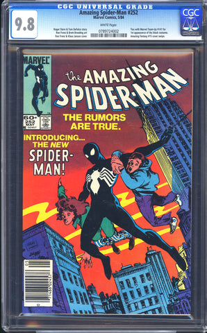 Amazing Spider-Man 252 CGC 9.8 NEWSSTAND