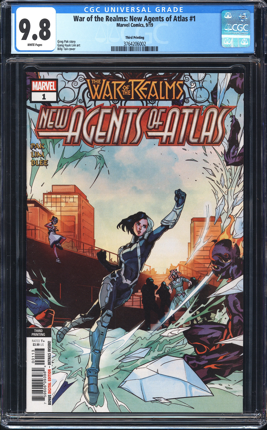 War of the Realms: New Agents of Atlas 1 CGC 9.8