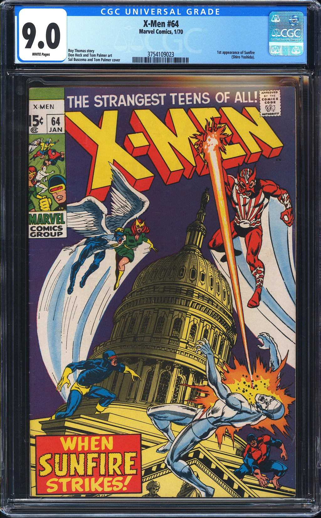 X-Men 64 CGC 9.0