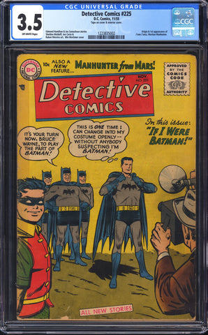 Detective Comics 225 CGC 3.5