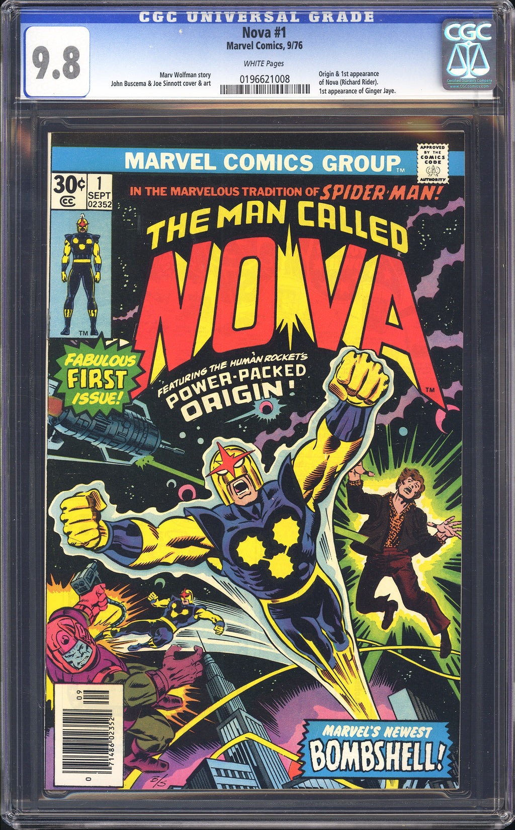 Nova 1 CGC 9.8