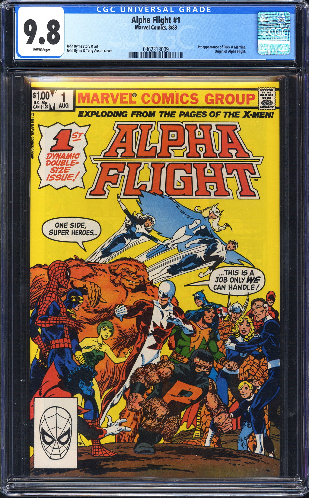 Alpha Flight 1 CGC 9.8