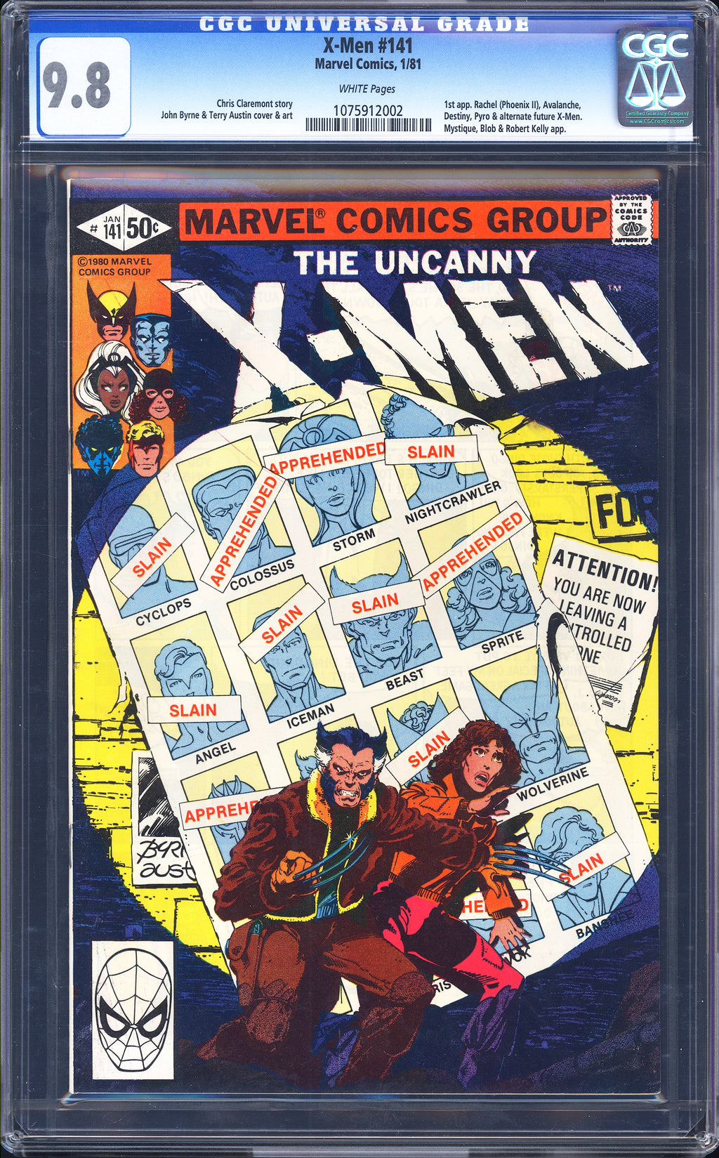 X-Men 141 CGC 9.8