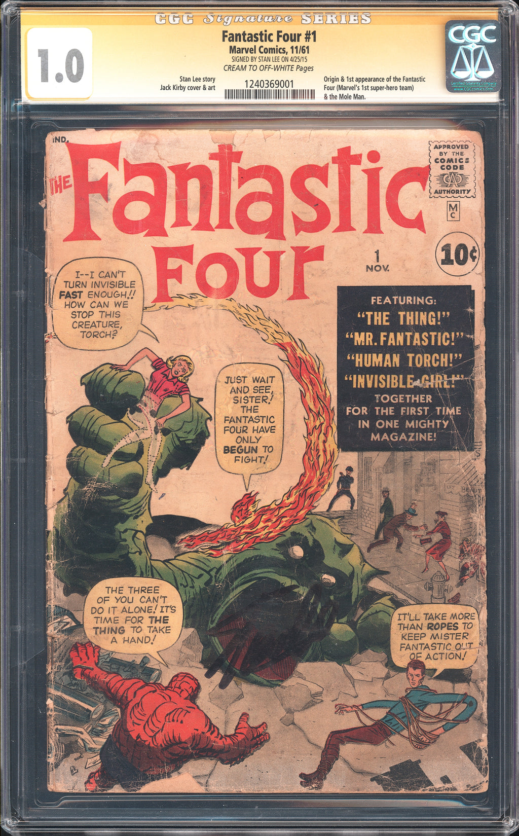 Fantastic Four 1 CGC 1.0