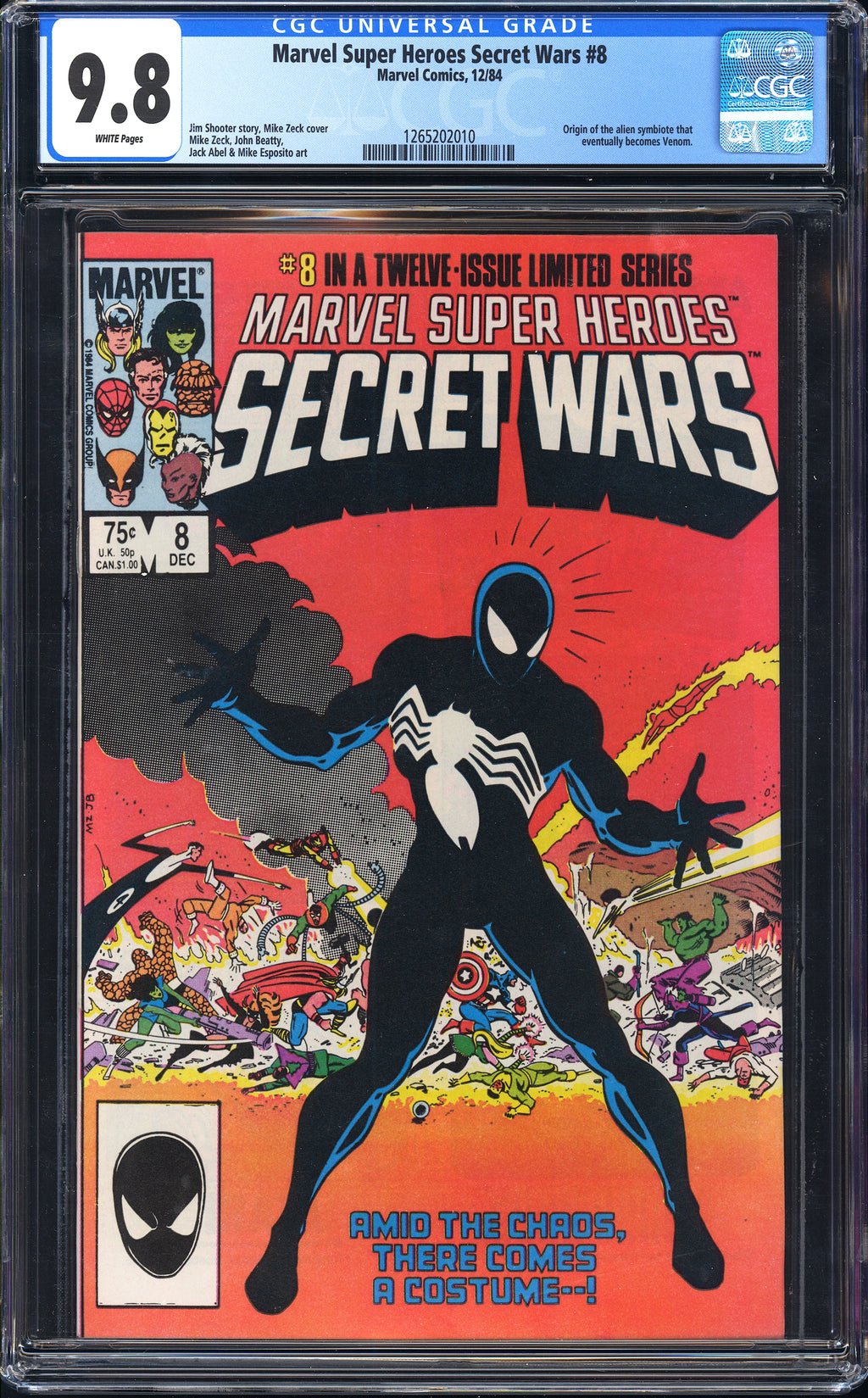 Marvel Super Heroes Secret Wars 1 CGC 9.8