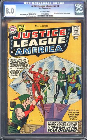 Justice League of America 4 CGC 8.0