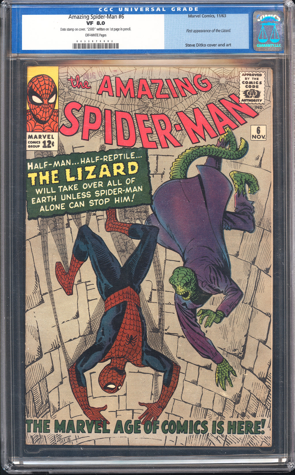 Amazing Spider-Man 6 CGC 8.0