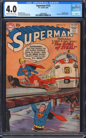 Superman 123 CGC 4.0