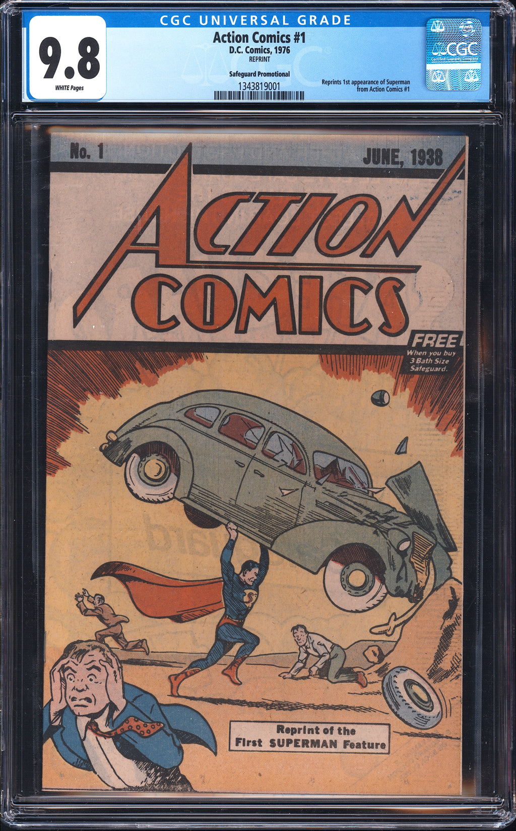 Action Comics 1 CGC 9.8 (Reprint)