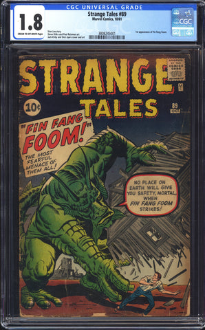 Strange Tales 89 CGC 1.8