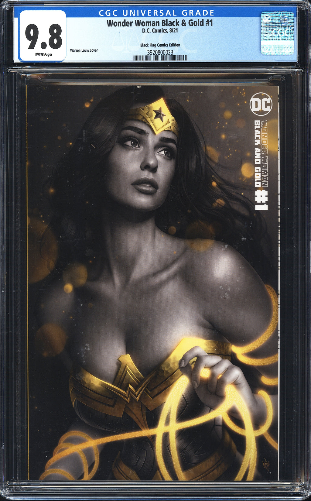 Wonder Woman Black & Gold 1 CGC 9.8