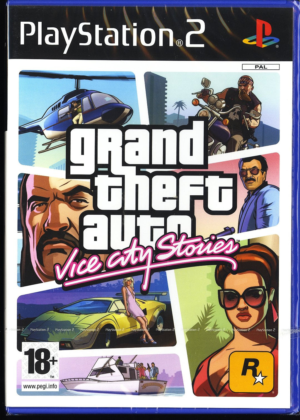 Ps2 Grand Theft Auto: Vice City Stories Somente A Capa - Escorrega