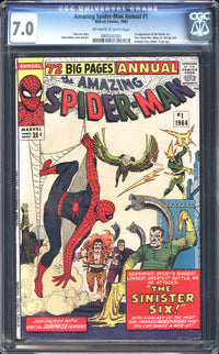 Amazing Spider-Man 1 ANNUAL CGC 7.0