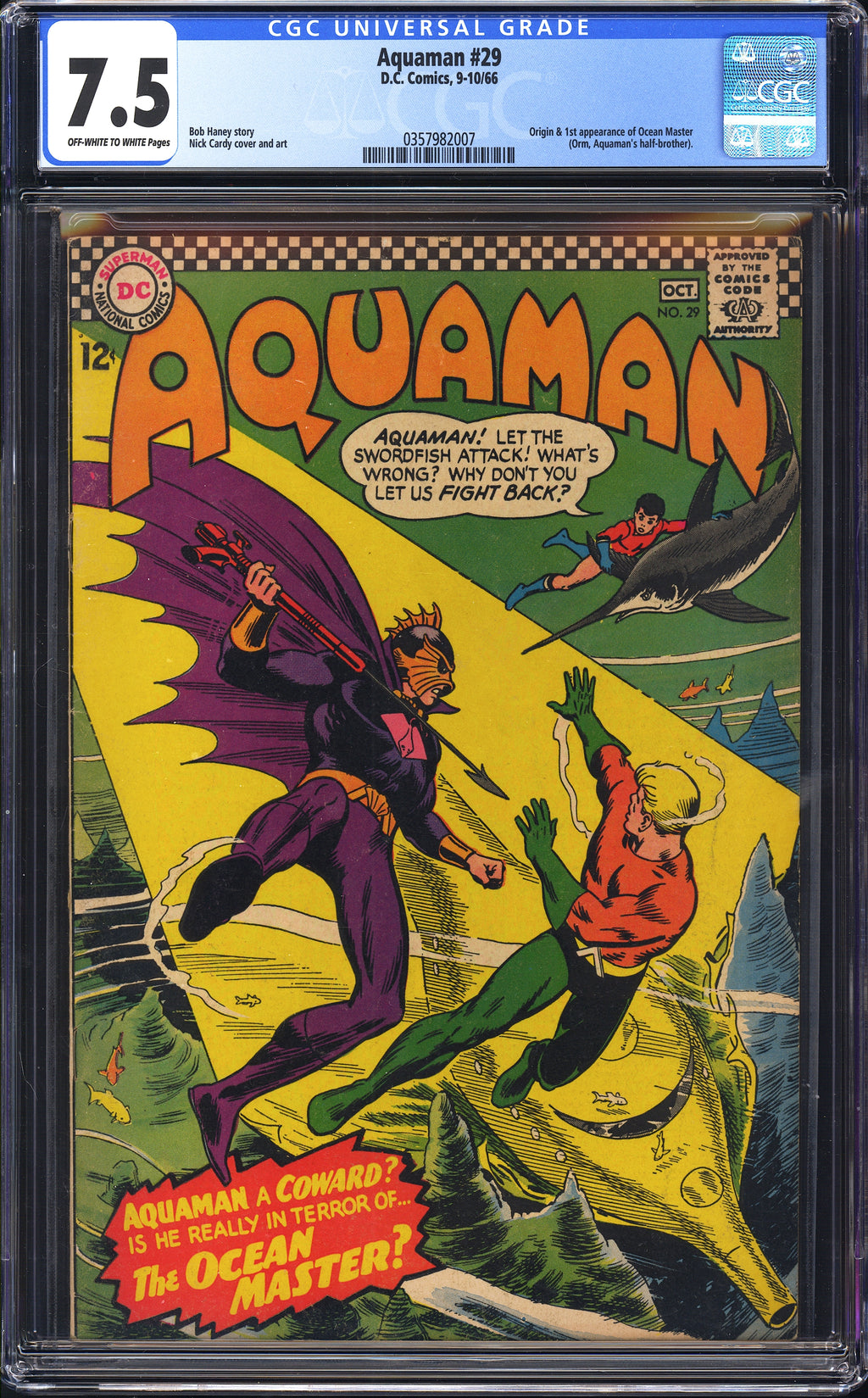 Aquaman 29 CGC 7.5