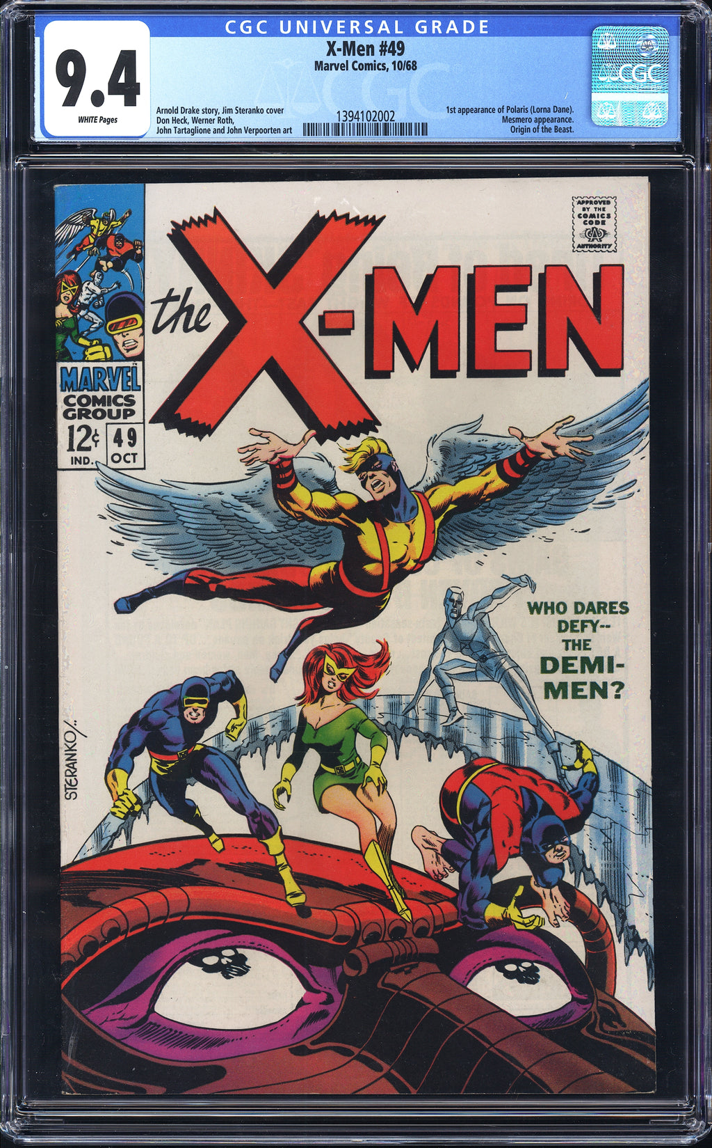 X-Men 49 CGC 9.4