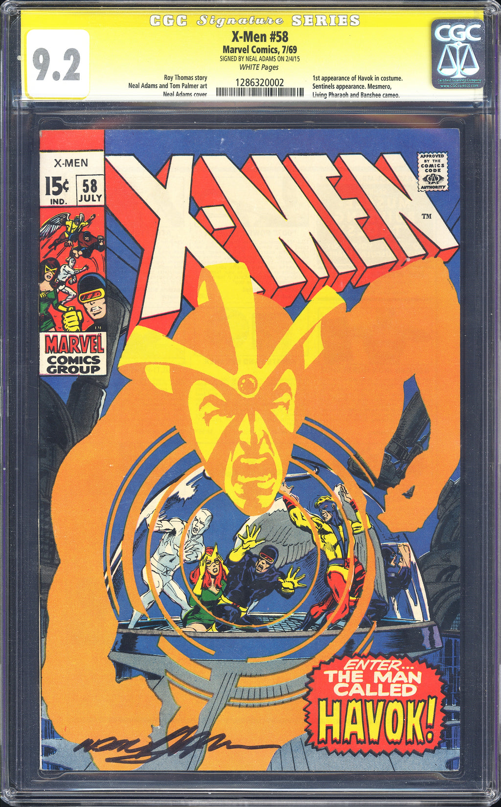 X-Men 58 CGC 9.2