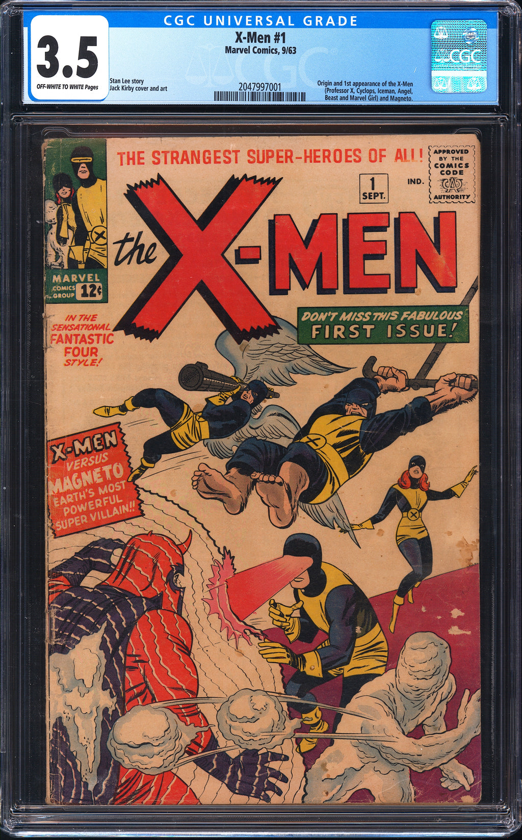 X-Men 1 CGC 3.5