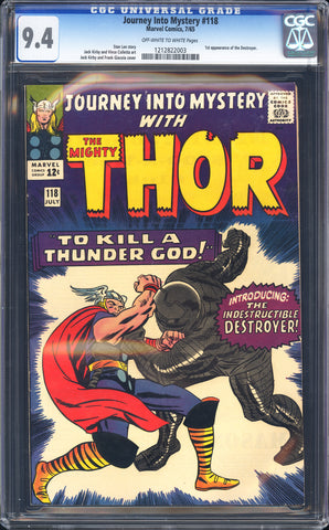 Journey Into Mystery 118 CGC 9.4