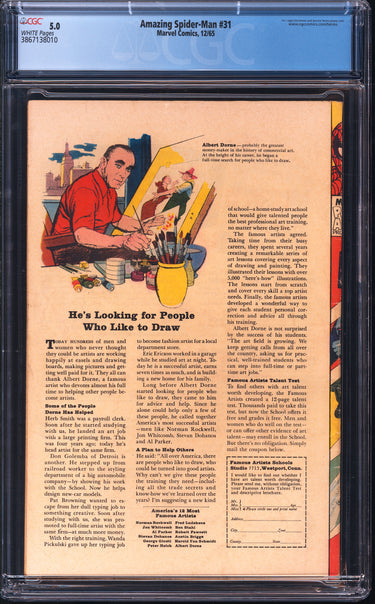 Amazing Spider-Man 31 CGC 5.0