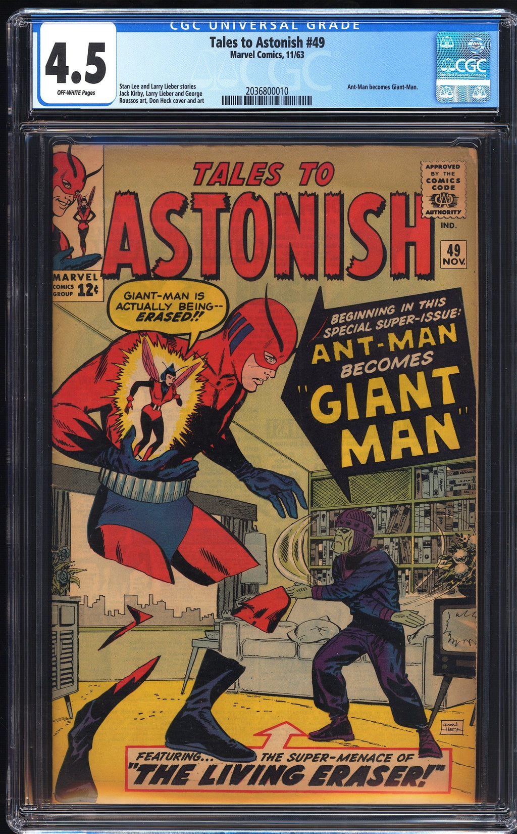 Tales to Astonish 49 CGC 4.5