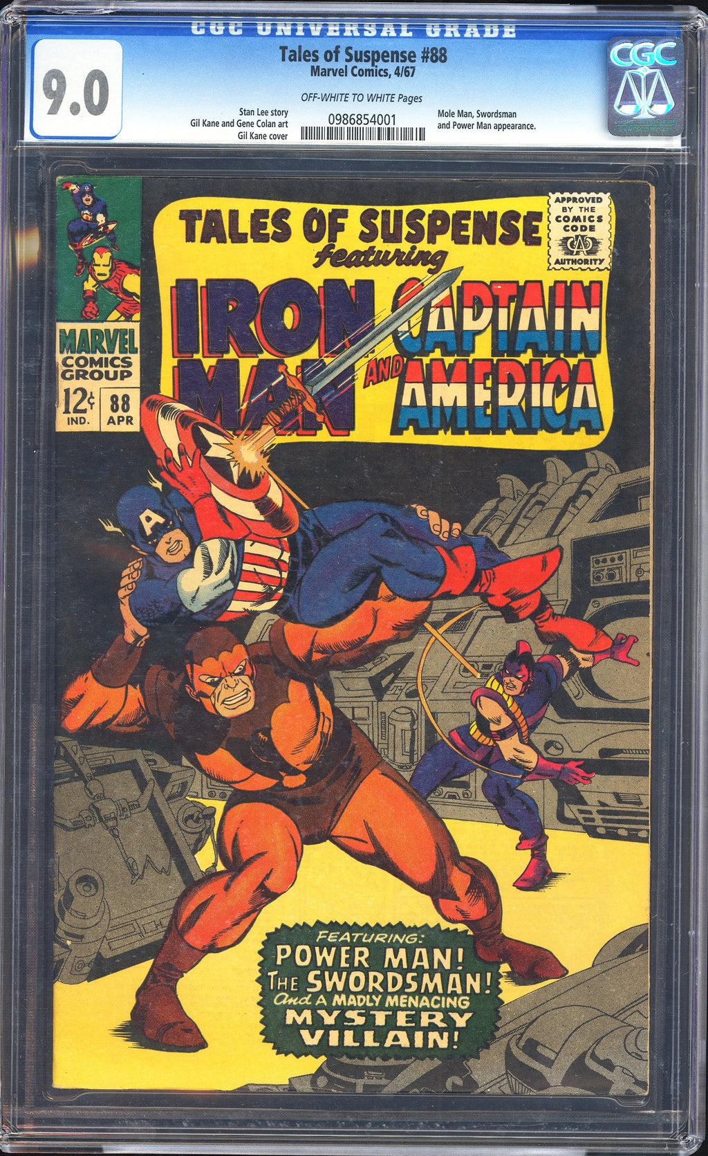 Tales of Suspense 88 CGC 9.0