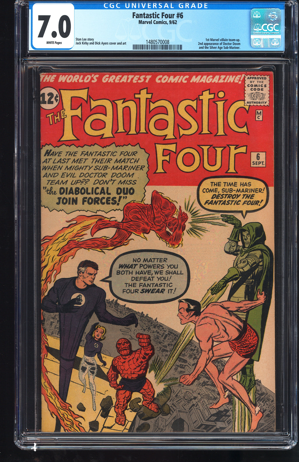 Fantastic Four 6 CGC 7.0