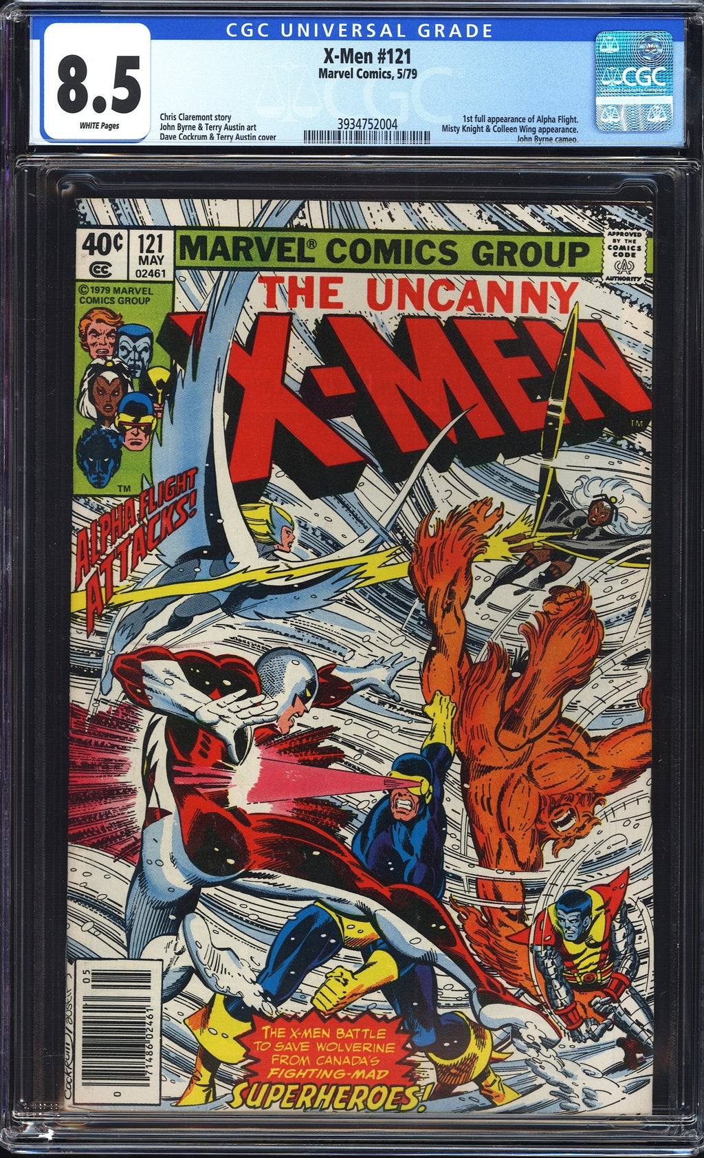 X-Men 121 CGC 8.5