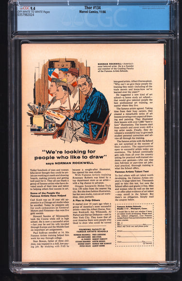 Thor 134 CGC 9.4