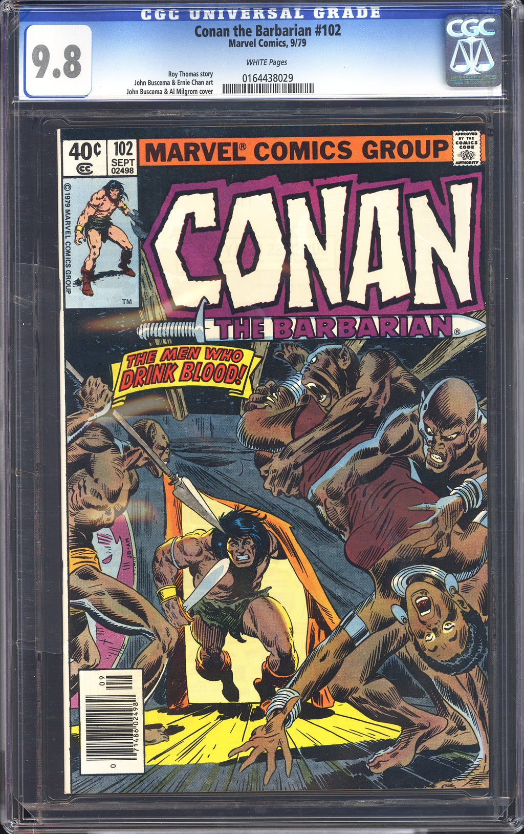 Conan the Barbarian 102 CGC 9.8