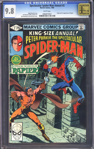 Spectacular Spider-Man Annual 2 CGC 9.8