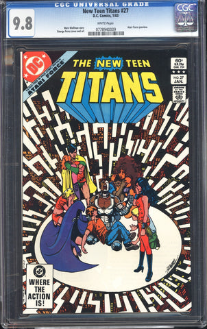 New Teen Titans 27 CGC 9.8