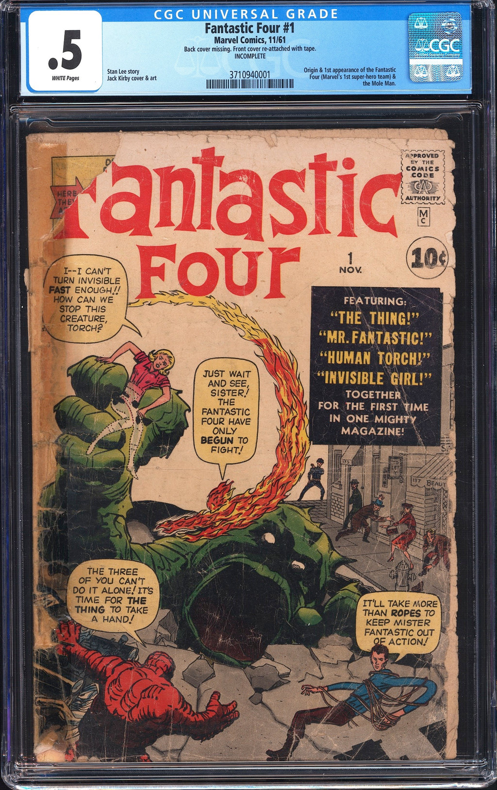 Fantastic Four 1 CGC 0.5