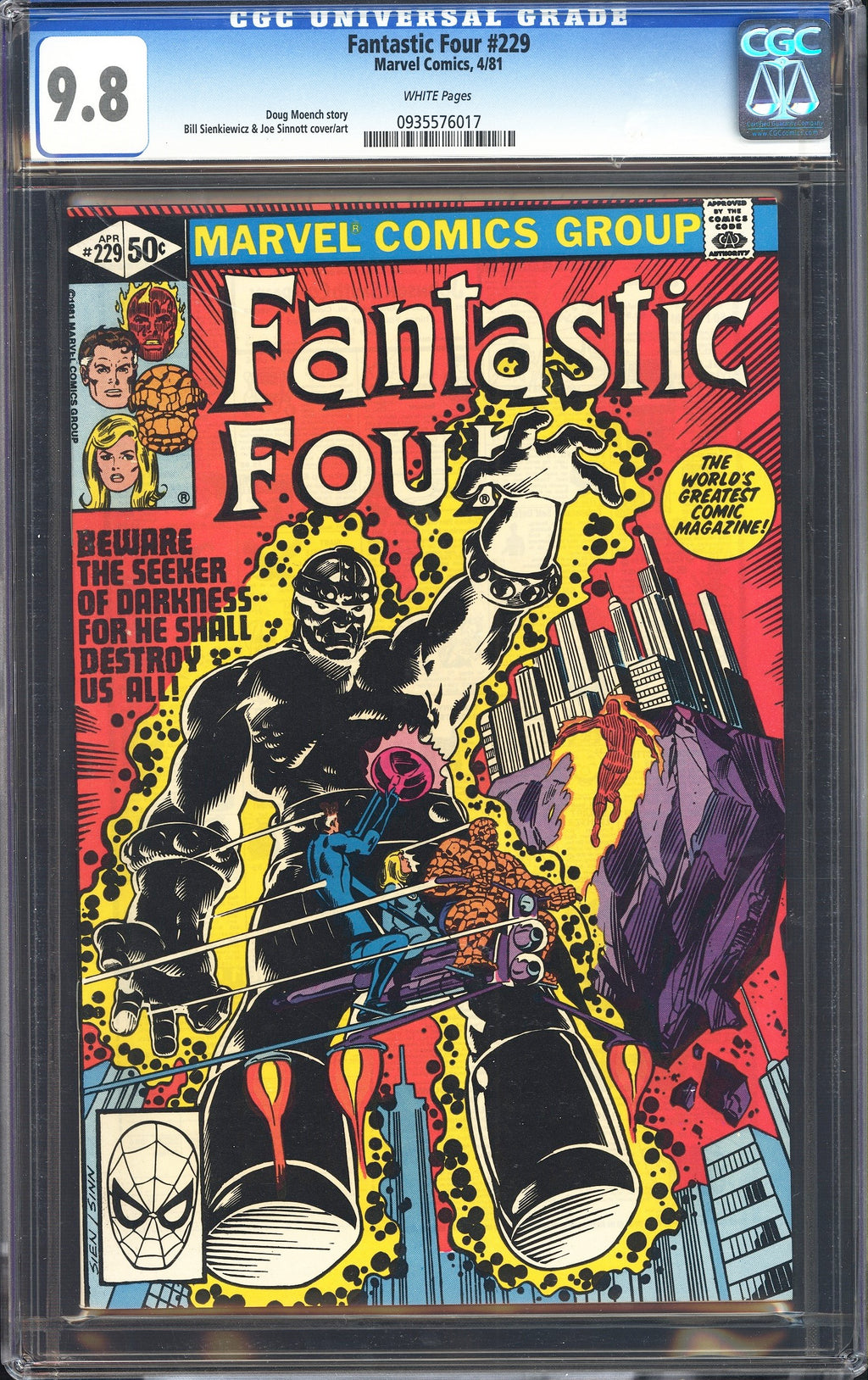 Fantastic Four 229 CGC 9.8