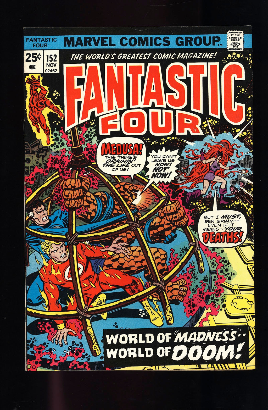 1972 Fantastic Four 124, 125, 136, 152, 153, 157, 158, 159 LOT VF- 7.5