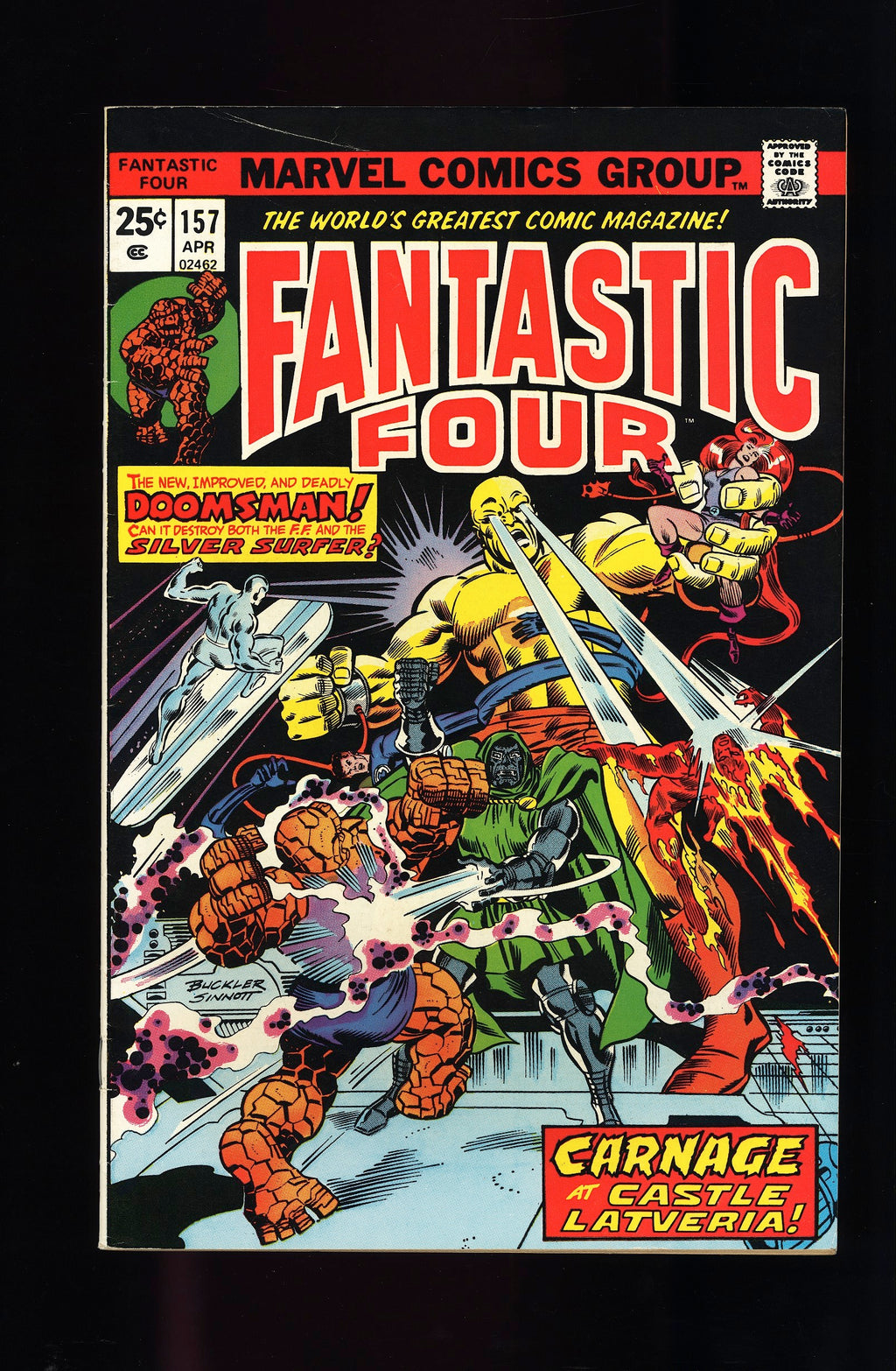 1972 Fantastic Four 124, 125, 136, 152, 153, 157, 158, 159 LOT VF- 7.5