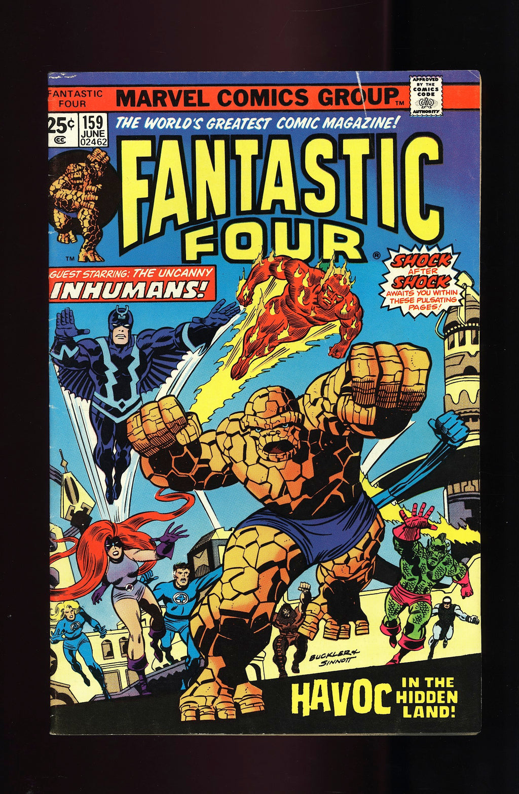 1972 Fantastic Four 124, 125, 136, 152, 153, 157, 158, 159 LOT VF- 7.5