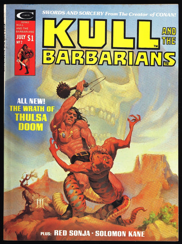 Kull and the Barbarians 1, 2 MAGAZINE NM 9.2