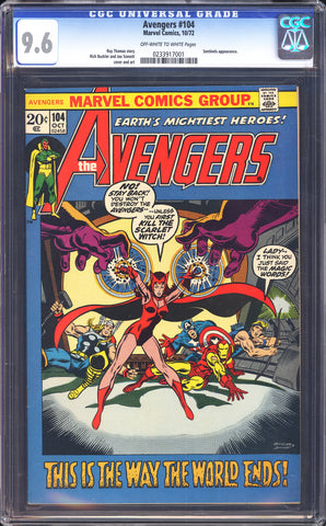 Avengers 104 CGC 9.6