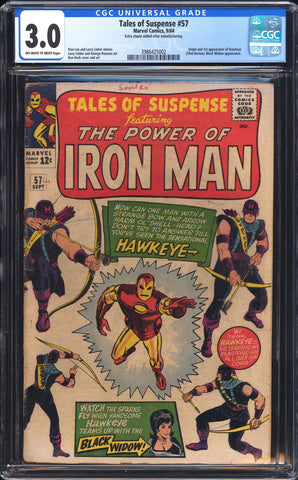 Tales of Suspense 57 CGC 3.0