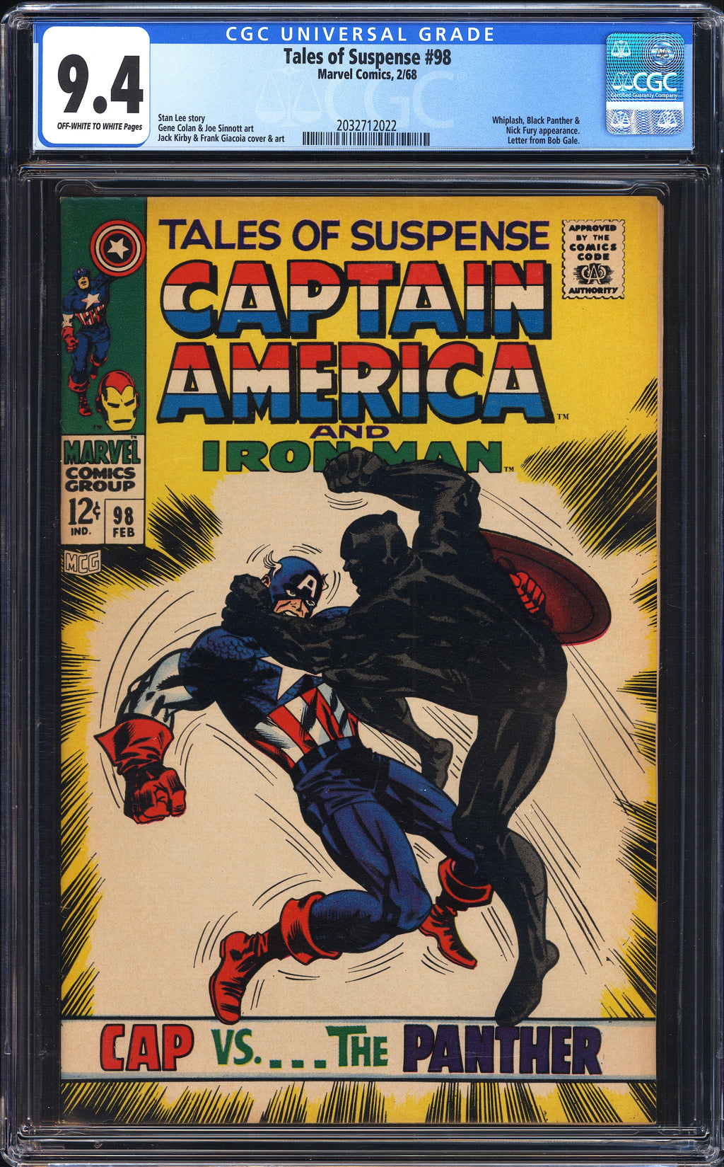 Tales of Suspense 98 CGC 9.4