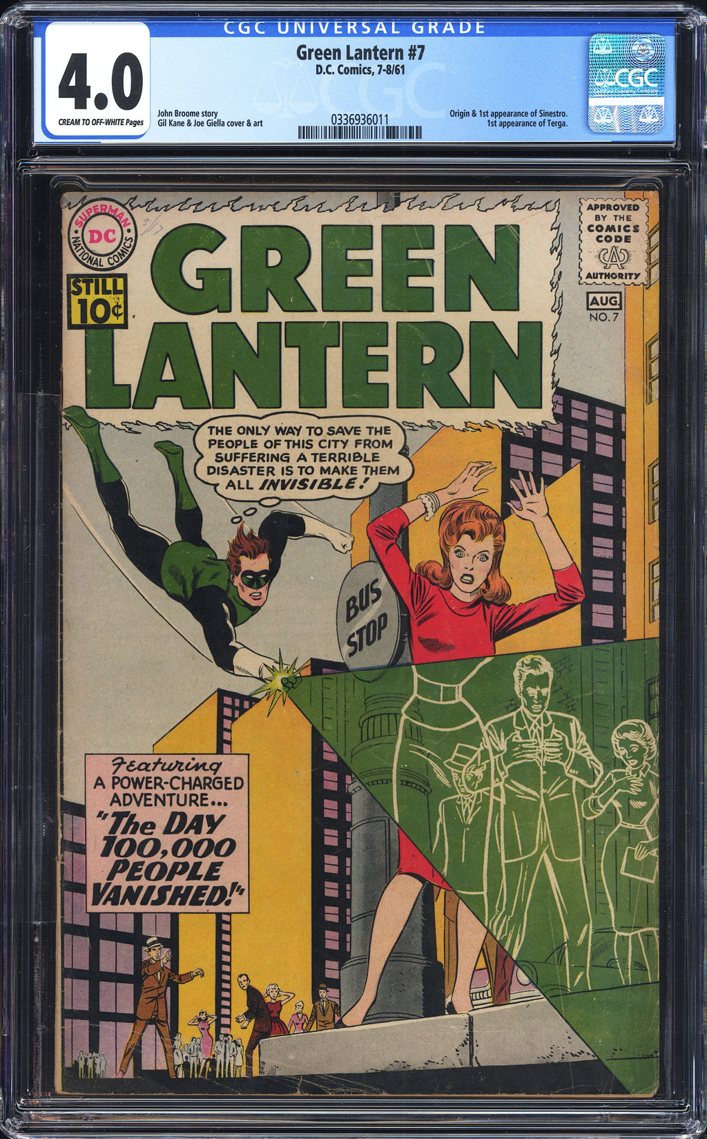 Green Lantern 7 CGC 4.0