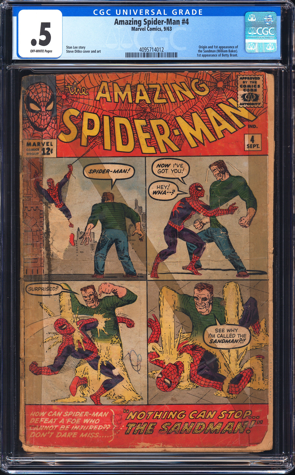 Amazing Spider-Man 4 CGC 0.5