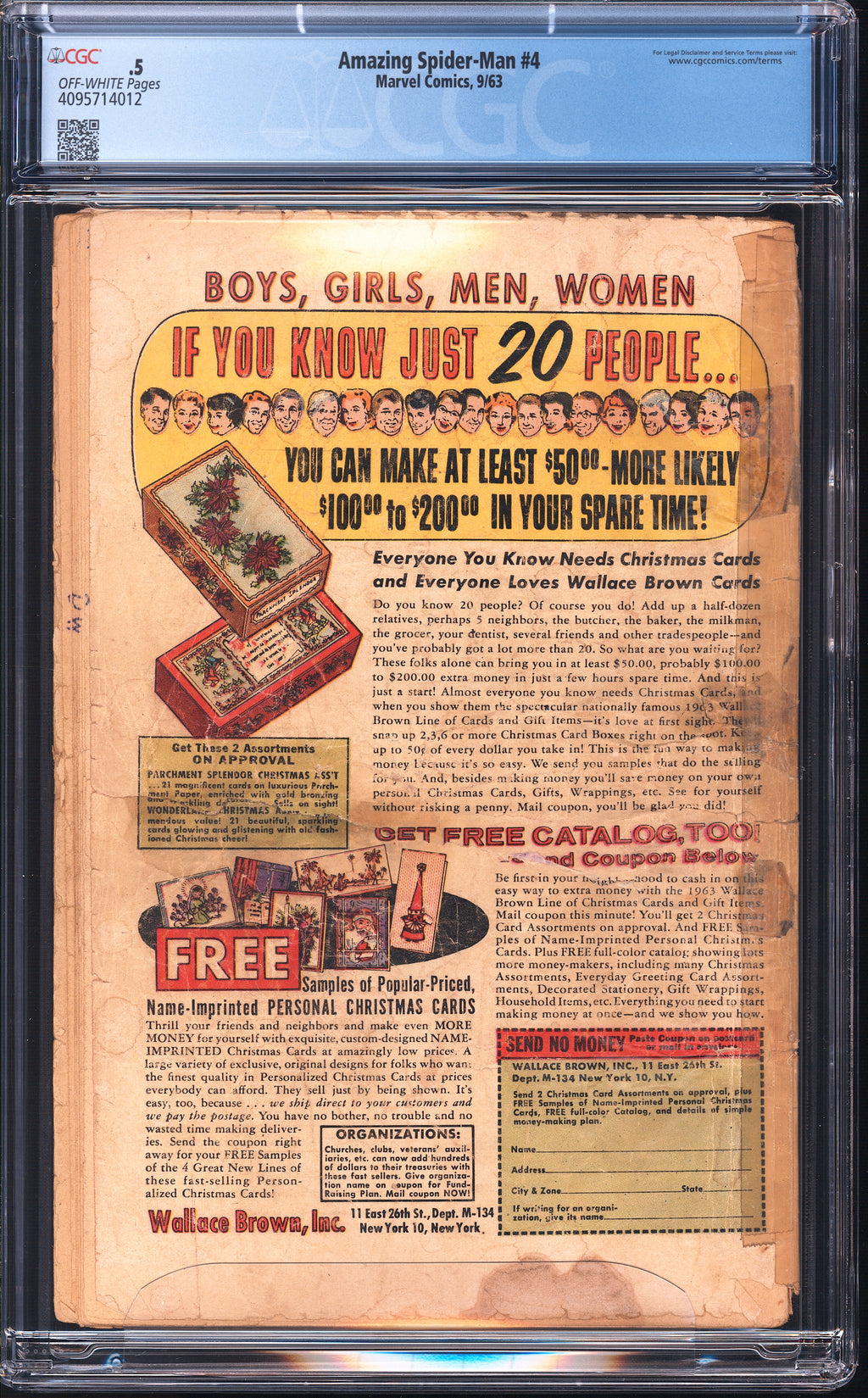 Amazing Spider-Man 4 CGC 0.5