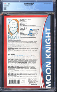 Moon Knight 188 CGC 9.8 VARIANT