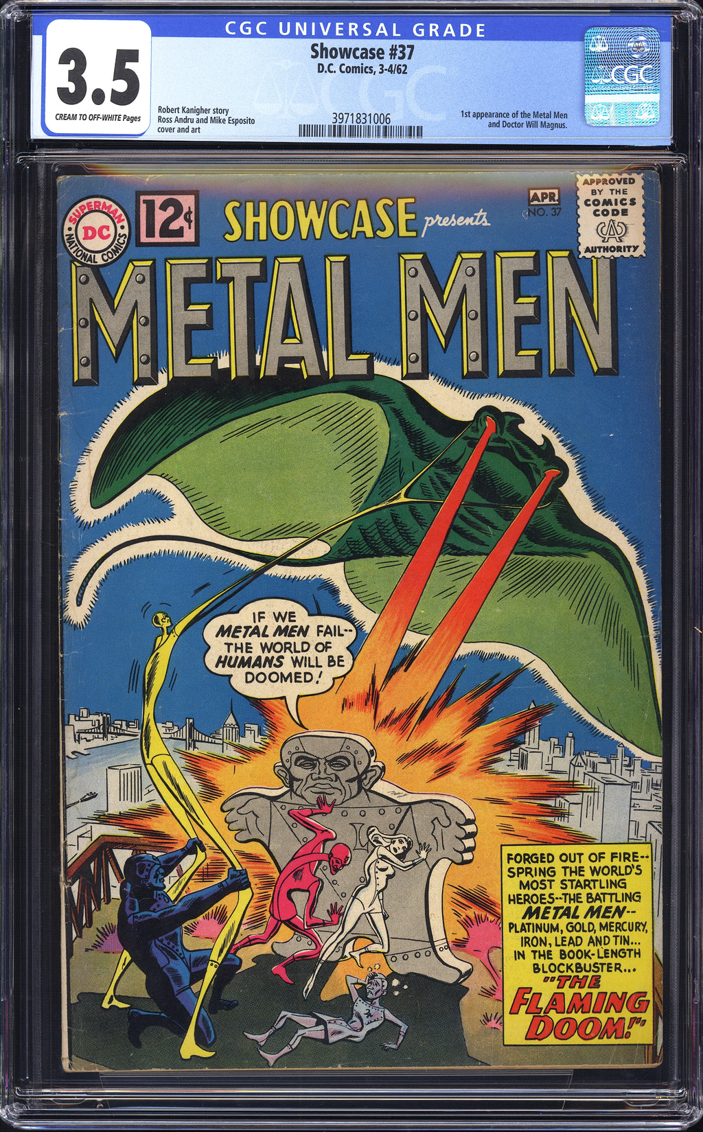 Showcase 37 CGC 3.5