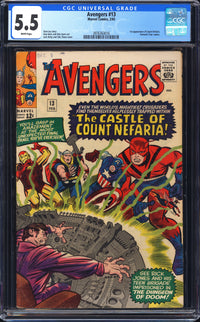 Avengers 13 CGC 5.5  White Pages