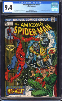 Amazing Spider-Man 124 CGC 9.4 White Pages